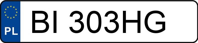 Numer rejestracyjny BI 303HG posiada VOLVO S60 2.0T - BI303HG