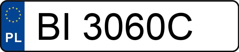 Numer rejestracyjny BI 3060C posiada VOLKSWAGEN PASSAT SE TDI - BI3060C