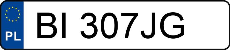 Numer rejestracyjny BI 307JG posiada SKODA SUPERB - BI307JG