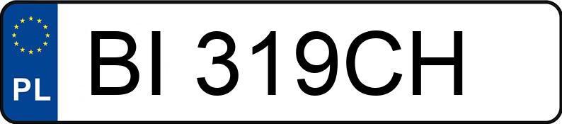 Numer rejestracyjny BI 319CH posiada MERCEDES-BENZ ML 350 - BI319CH