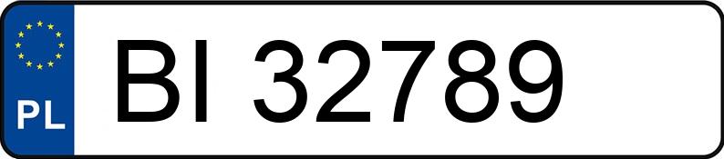 Numer rejestracyjny BI 32789 posiada OPEL ASTRA-G-CC - BI32789