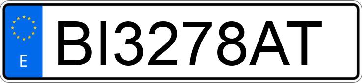 Numer rejestracyjny BI3278AT posiada FIAT UNO