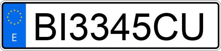 Numer rejestracyjny BI3345CU posiada PEUGEOT 406