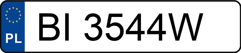 Numer rejestracyjny BI 3544W posiada BMW 325 TD - BI3544W