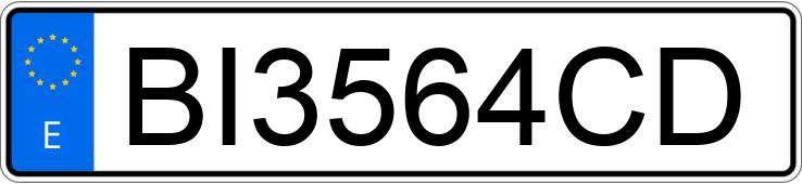 Numer rejestracyjny BI3564CD posiada AUDI A6