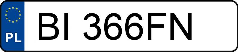 Numer rejestracyjny BI 366FN posiada BMW 320 Diesel MR`12 E5 F30 320 Diesel MR`12 E5 F30 - BI366FN