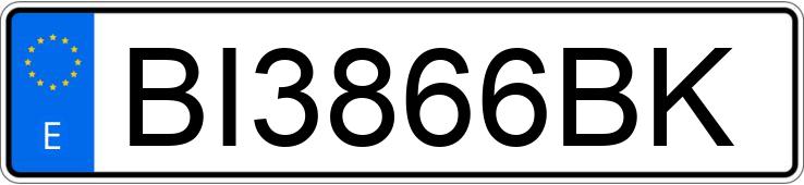 Numer rejestracyjny BI3866BK posiada HONDA CONCERTO