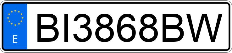 Numer rejestracyjny BI3868BW posiada SUZUKI VITARA