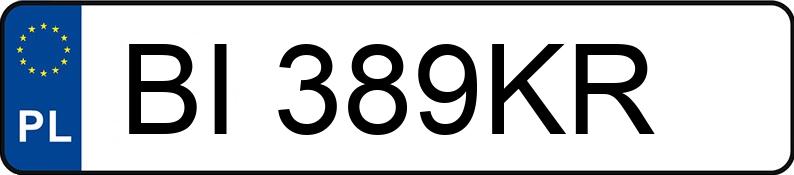Numer rejestracyjny BI 389KR posiada CUPRA CUPRA LEON - BI389KR Numer rejestracyjny BI 389KR posiada CUPRA CUPRA LEON - BI389KR