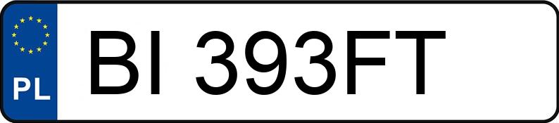 Numer rejestracyjny BI 393FT posiada MINI COOPER - BI393FT