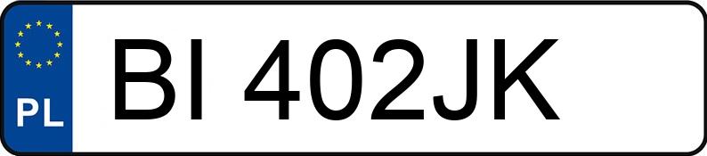 Numer rejestracyjny BI 402JK posiada BMW X3 MR`18 E6 G01 M40i Step - BI402JK