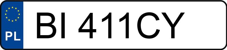 Numer rejestracyjny BI 411CY posiada RENAULT MASTER MA - BI411CY Numer rejestracyjny BI 411CY posiada RENAULT MASTER MA - BI411CY
