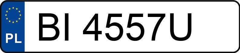 Numer rejestracyjny BI 4557U posiada BMW 330 Touring Diesel Kat. MR`01 E3 E46 X - BI4557U