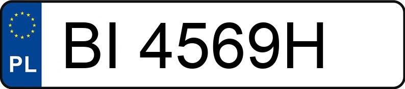 Numer rejestracyjny BI 4569H posiada OPEL ASTRA - BI4569H