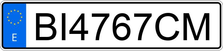 Numer rejestracyjny BI4767CM posiada PEUGEOT EXPERT Numer rejestracyjny BI4767CM posiada PEUGEOT EXPERT