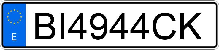 Numer rejestracyjny BI4944CK posiada CITROEN BERLINGO