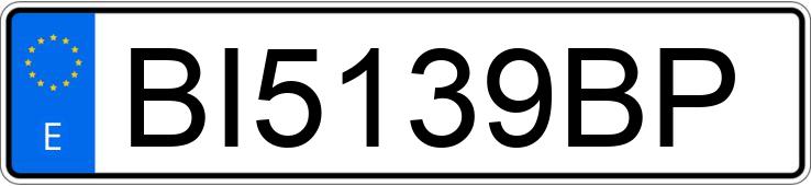 Numer rejestracyjny BI5139BP posiada FORD SIERRA