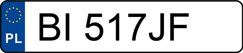 Numer rejestracyjny BI 517JF posiada OPEL ASTRA - BI517JF