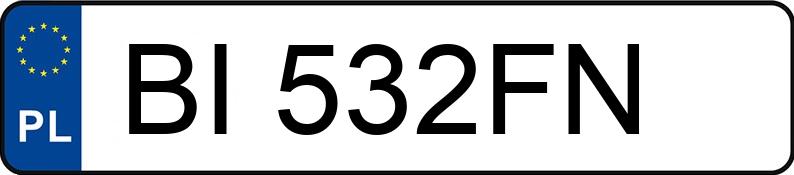 Numer rejestracyjny BI 532FN posiada FORD Focus 2.0 EcoBoost MR`15 E6 ST2 - BI532FN