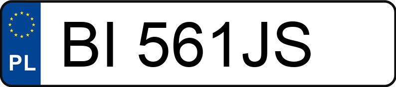 Numer rejestracyjny BI 561JS posiada BMW 530E - BI561JS