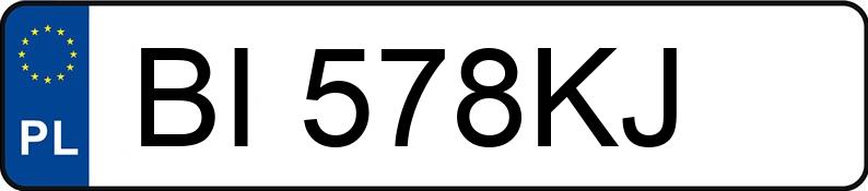Numer rejestracyjny BI 578KJ posiada MERCEDES-BENZ B 180 - BI578KJ