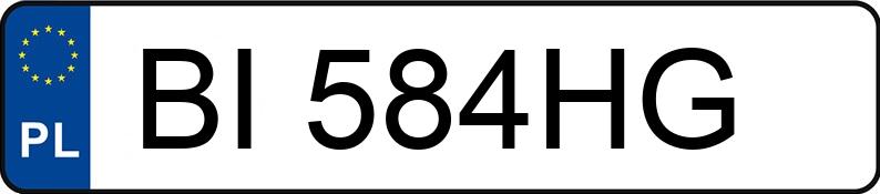 Numer rejestracyjny BI 584HG posiada TOYOTA COROLLA - BI584HG Numer rejestracyjny BI 584HG posiada TOYOTA COROLLA - BI584HG
