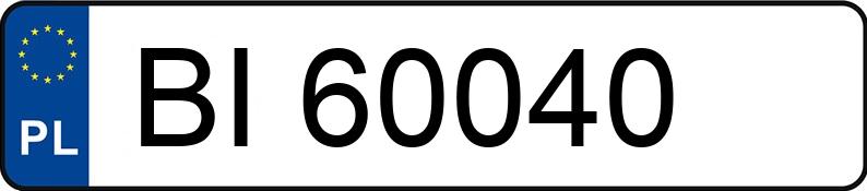 Numer rejestracyjny BI 60040 posiada DAEWOO Nexia 1.5 Kat. GL - BI60040