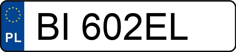 Numer rejestracyjny BI 602EL posiada SKODA OCTAVIA - BI602EL