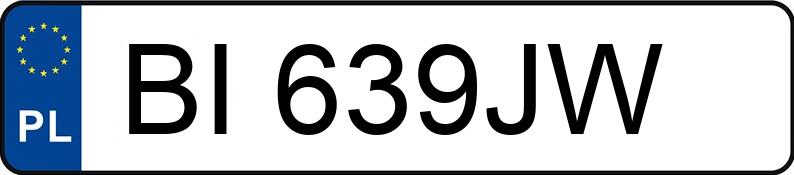 Numer rejestracyjny BI 639JW posiada VOLKSWAGEN PASSAT - BI639JW