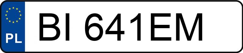 Numer rejestracyjny BI 641EM posiada VOLKSWAGEN Passat GP 1.9 TDI MR`00 E3 Highline - BI641EM