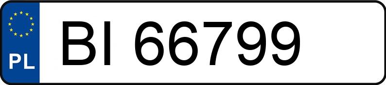 Numer rejestracyjny BI 66799 posiada MITSUBISHI COLT - BI66799 Numer rejestracyjny BI 66799 posiada MITSUBISHI COLT - BI66799
