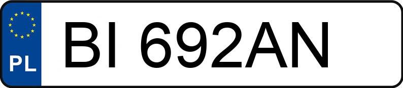 Numer rejestracyjny BI 692AN posiada BMW X1 2.0 Diesel MR`13 E5 E84 xDrive25d - BI692AN