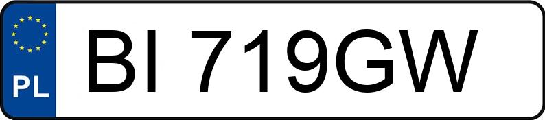 Numer rejestracyjny BI 719GW posiada AUDI A4 Avant 2.0 TFSI Kat. MR`05 E3 8E A4 Avant 2.0 TFSI Kat. MR`05 E3 8E - BI719GW