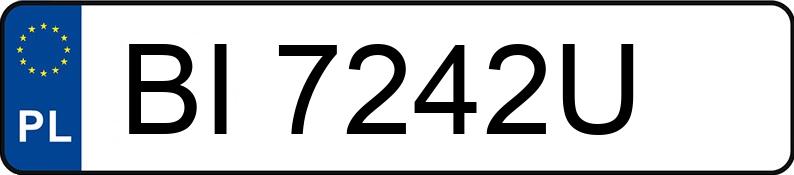 Numer rejestracyjny BI 7242U posiada AUDI A3 - BI7242U Numer rejestracyjny BI 7242U posiada AUDI A3 - BI7242U