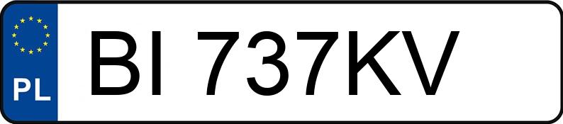Numer rejestracyjny BI 737KV posiada KIA CEED - BI737KV Numer rejestracyjny BI 737KV posiada KIA CEED - BI737KV