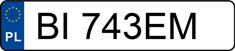 Numer rejestracyjny BI 743EM posiada VOLKSWAGEN Polo V 1.2 MR`09 E5 Trendline - BI743EM