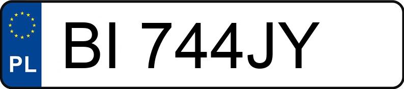 Numer rejestracyjny BI 744JY posiada CITROEN C4 - BI744JY