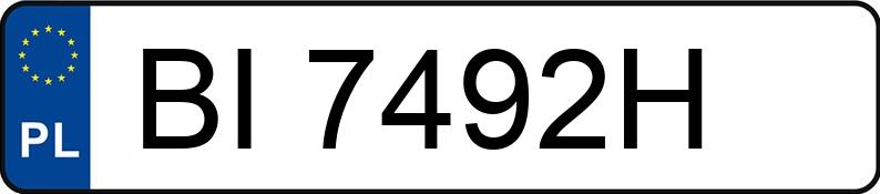 Numer rejestracyjny BI 7492H posiada FIAT Marea Weekend 2.4 TD Kat. 125 HLX - BI7492H