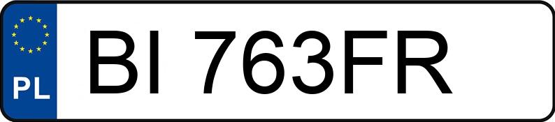 Numer rejestracyjny BI 763FR posiada SAAB 9-3 Sport t Vector - BI763FR