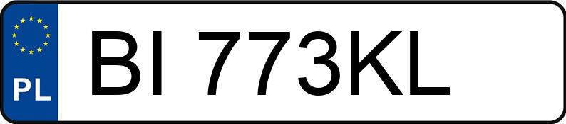 Numer rejestracyjny BI 773KL posiada VOLKSWAGEN ARTEON - BI773KL