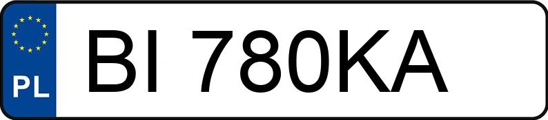 Numer rejestracyjny BI 780KA posiada OPEL ASTRA-H GTC - BI780KA