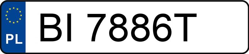 Numer rejestracyjny BI 7886T posiada BMW 318 - BI7886T