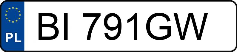 Numer rejestracyjny BI 791GW posiada BMW 523i Kat. MR`95 E39 523i Kat. MR`95 E39 - BI791GW