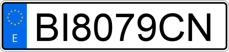 Numer rejestracyjny BI8079CN posiada HONDA HR-V