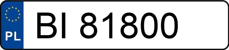 Numer rejestracyjny BI 81800 posiada VOLKSWAGEN Golf III 1.9 TDI Kat. MR`91 GL - BI81800 Numer rejestracyjny BI 81800 posiada VOLKSWAGEN Golf III 1.9 TDI Kat. MR`91 GL - BI81800