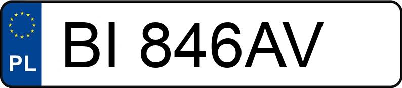 Numer rejestracyjny BI 846AV posiada OPEL Astra Classic II 1.4 MR`04 E4 Astra Classic II 1.4 MR`04 E4 - BI846AV