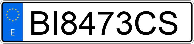 Numer rejestracyjny BI8473CS posiada BMW SERIE 3