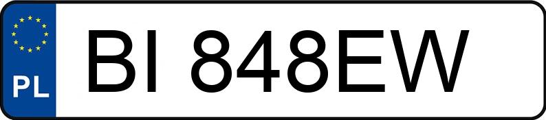 Numer rejestracyjny BI 848EW posiada BMW 520 - BI848EW