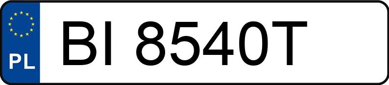 Numer rejestracyjny BI 8540T posiada MERCEDES-BENZ CLS 350 CGI - BI8540T