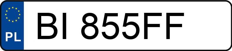 Numer rejestracyjny BI 855FF posiada MERCEDES-BENZ CLA 200 MR`13 E5 117 CLA 200 MR`13 E5 117 - BI855FF